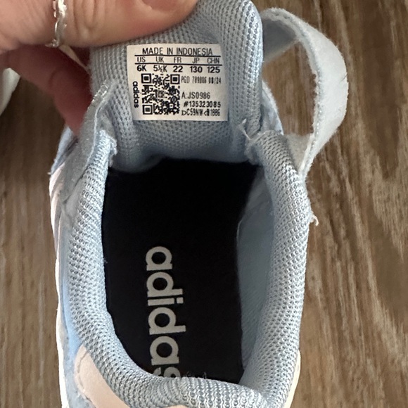 Adidas Kids Blue and Pink Sneakers size 6K ( toddler) - Picture 2 of 4